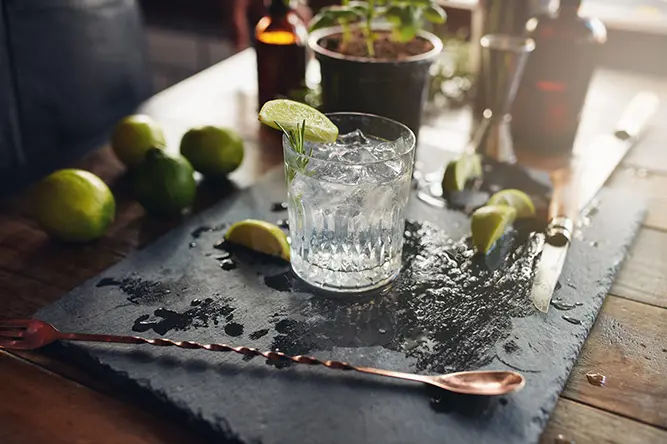 Gin Zubereitung