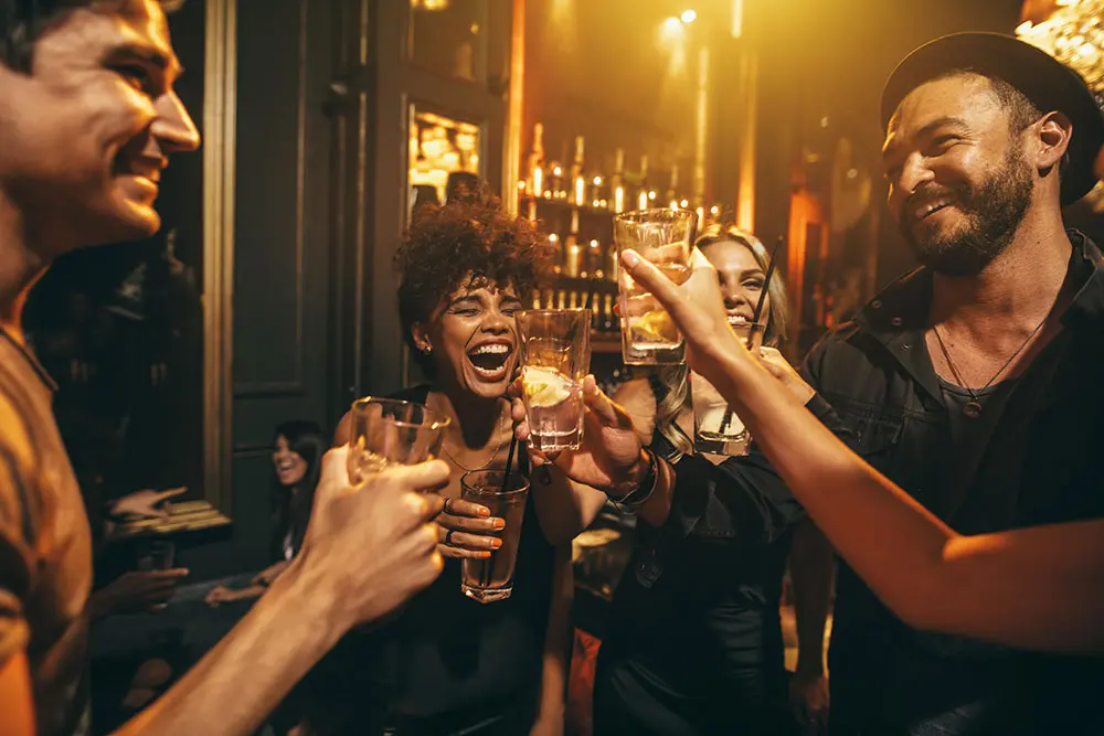 zusammen feiern mit Gin